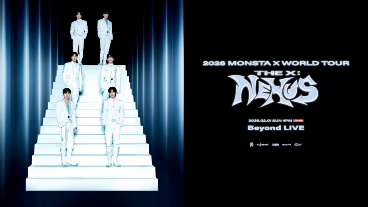 MONSTA X 2026 concert poster
