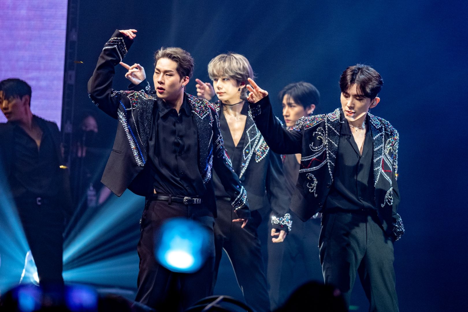 Audience at a MONSTA X concert